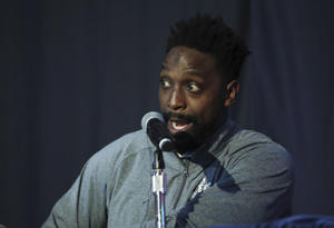 Former Bears quarterback Charles Tillman at the Bears NFL Party on April 29, 2022 at Soldier Field.