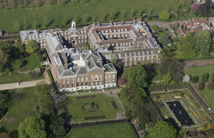 From the top of Kensington Palace. The photo was taken on April 20, 2007. He was in the palace when King Charles III married Princess Diana. Photo by Mike Hewitt/Getty