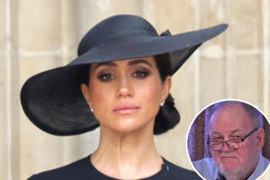 Meghan Markle September 19, 2022 Elizabeth II. According to her sister Samantha Markle, who appeared at the Queen's funeral. Their father, Thomas Markle (insert), offered to testify in the case. Chris Jackson/Getty Images/YouTube