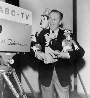 Walt Disney and ABC teamed up to produce "The Wonderful World of Disney". fake picture