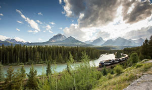 Travelers can extend their Cunard trip to Alaska with Rocky Mountaineer.