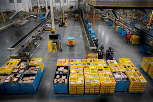 File Photo: Cyber ​​Monday at the Amazon Fulfillment Center in Robbinsville, New Jersey