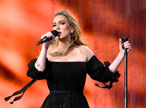 Adele performs at Hyde Park on July 2, 2022 in London, England. / Credit: Gareth Cattermole / Getty Images for Adele