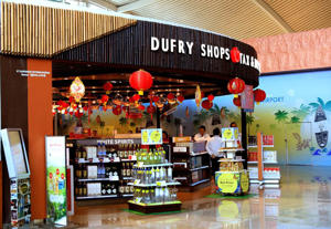 PHOTO: Dufry Group duty free shop in the departure hall of Denpassar International Airport in Bali