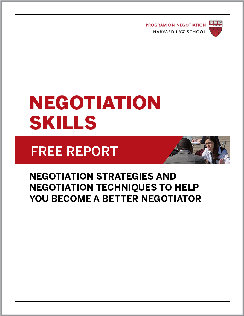 The Art of Negotiation