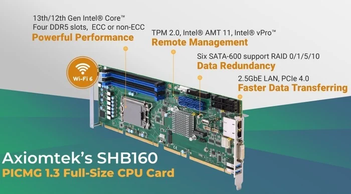 Axiomtek SHB160 PICMG 1.3 single board computer (SBC) card