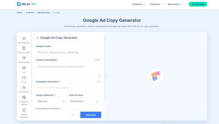 10 Best Free Ad Copy Generators for Marketers