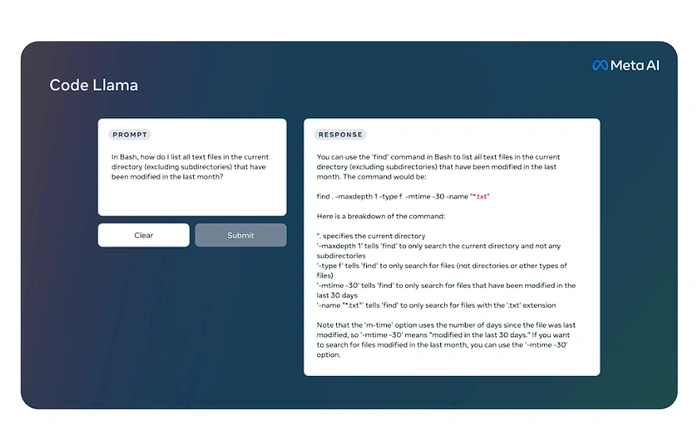 Code Llama AI coding tool