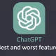 ChatGPT best and worst features compared