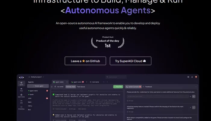 How to install SuperAGI for autonomous AI agent deployment