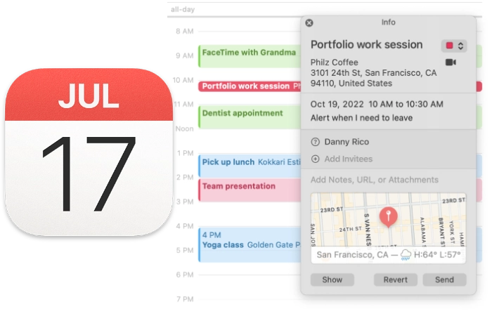 How to use Apple Mac Calendar app