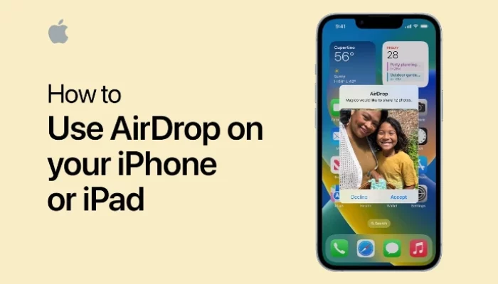 How to use AirDrop on the iPhone or iPad