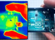 Low-cost thermal camera built using Arduino