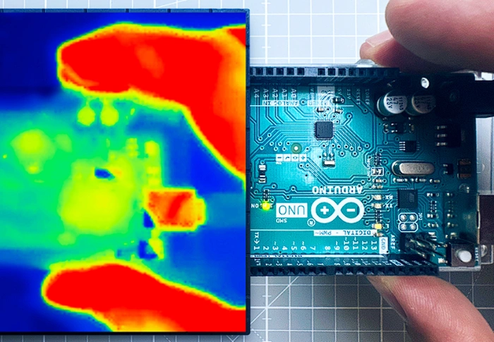 Low-cost thermal camera built using Arduino