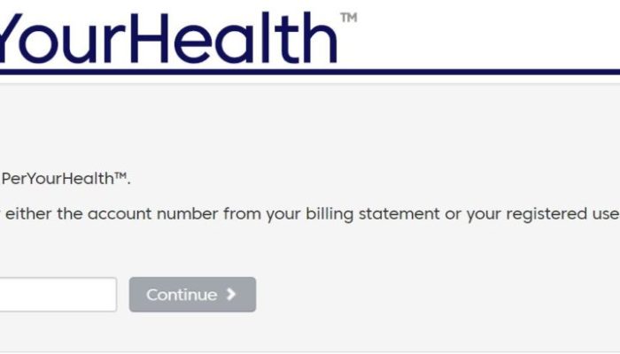 PerYourHealth Login Guide at peryourhealth.com