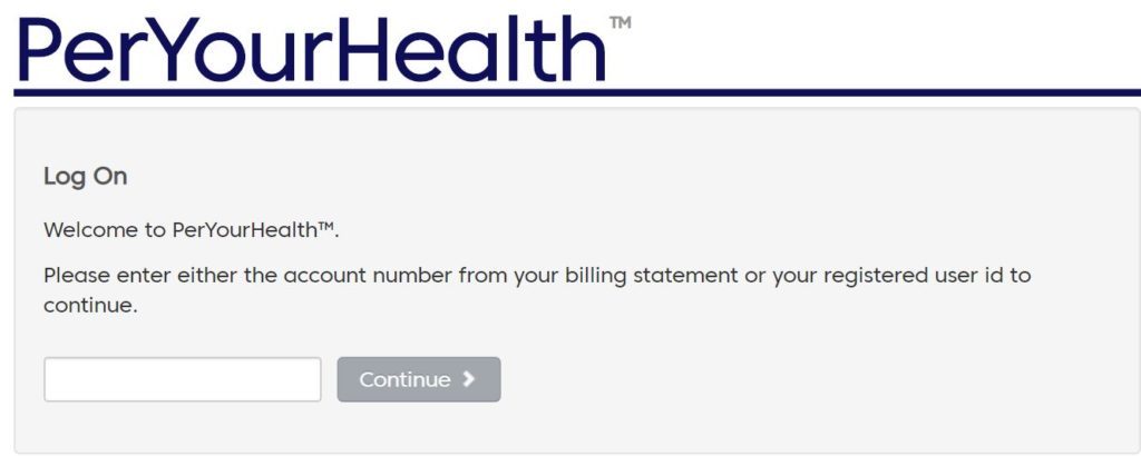 PerYourHealth Login Guide at peryourhealth.com