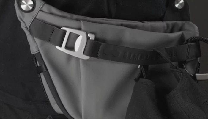 SIMPLS sling bag is water resistant and equipped with handy features