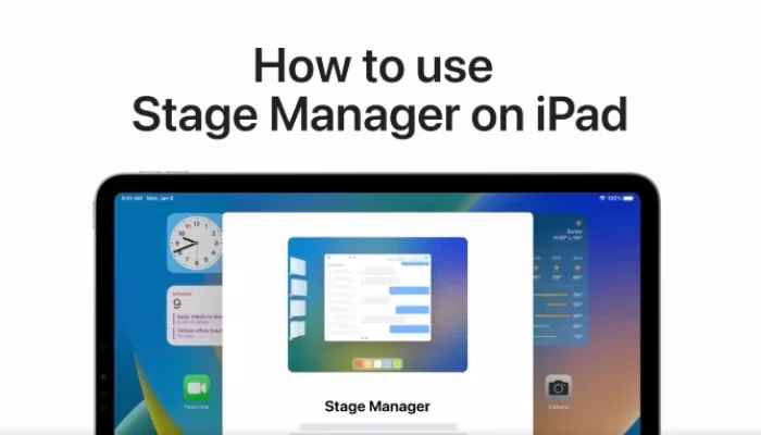 How to use Stage Manager on the iPad