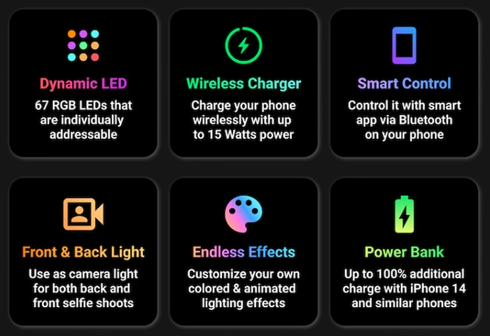 MagLight features