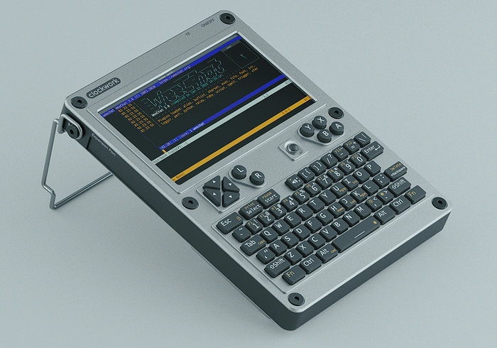 ClockworkPi uConsole Linux handheld PC, cyberdeck and development unit