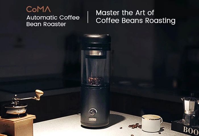 Coma portable coffee bean roaster from 9