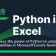 How to use Python in MS Excel spreadsheets