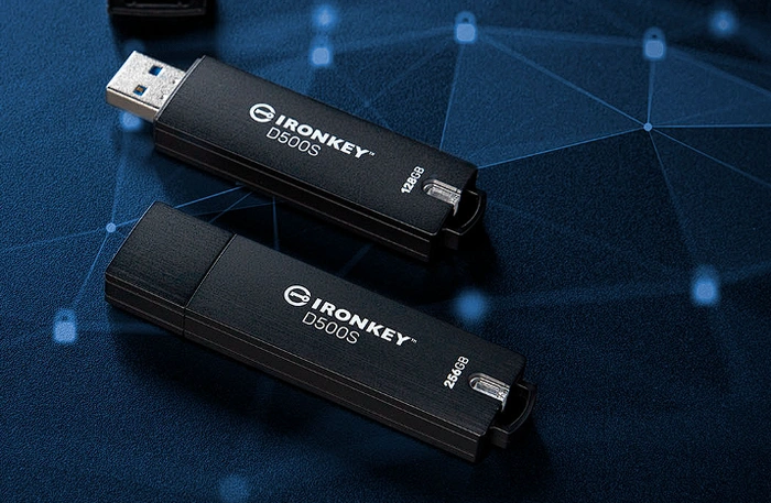 Kingston IronKey D500S hardware encrypted USB flash drive