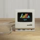 Mac style RayCue 128K retro style hub dock with display