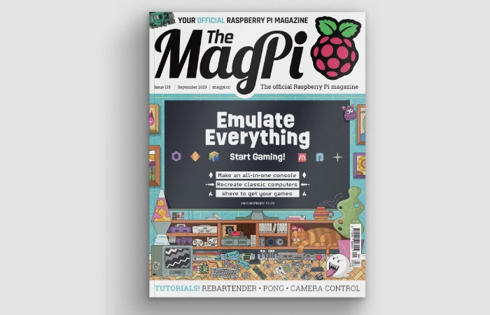 Retro gaming in software emulation in MagPi magazine issue 133