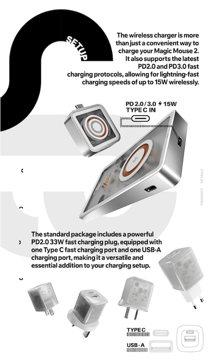 desktop wireless charger