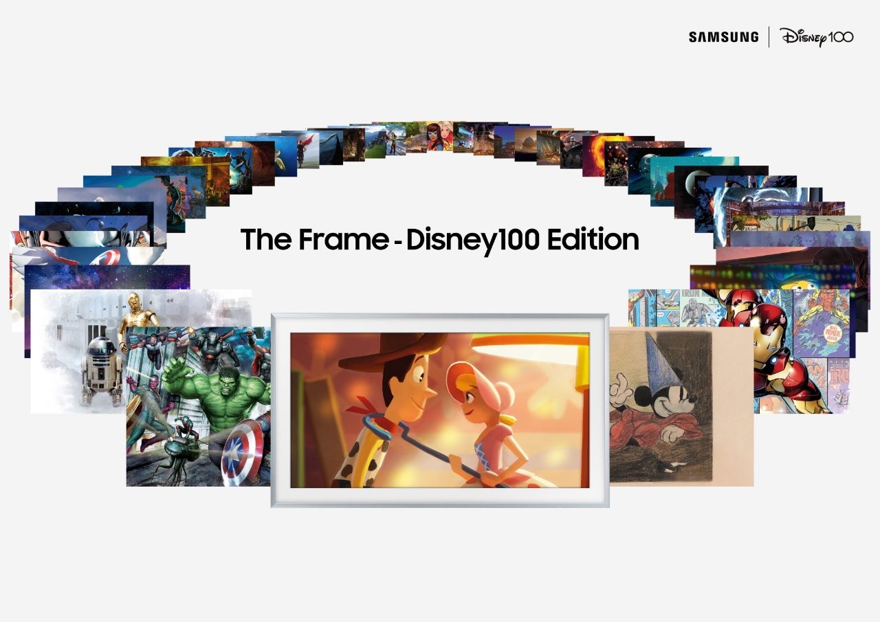 Samsung The Frame-Disney100 Edition TV launched in the US