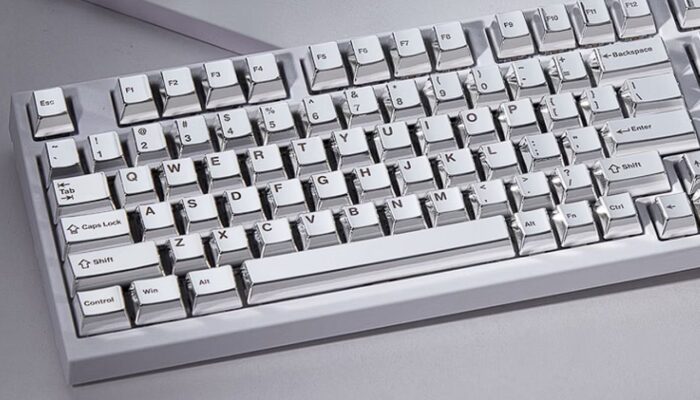 Metal keyboard keycap set by Awekeys on Kickstarter