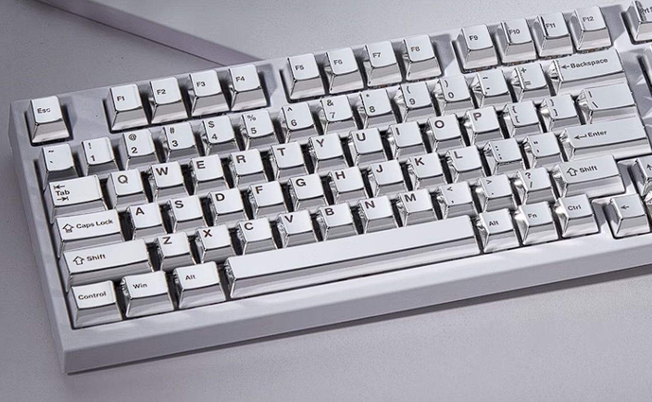 Metal keyboard keycap set by Awekeys on Kickstarter