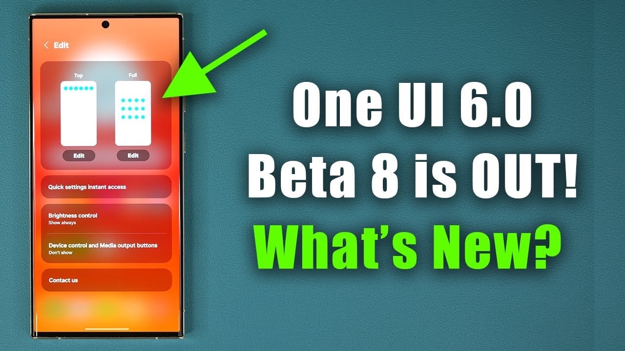 What’s new in Samsung One UI 6.0 Beta 8