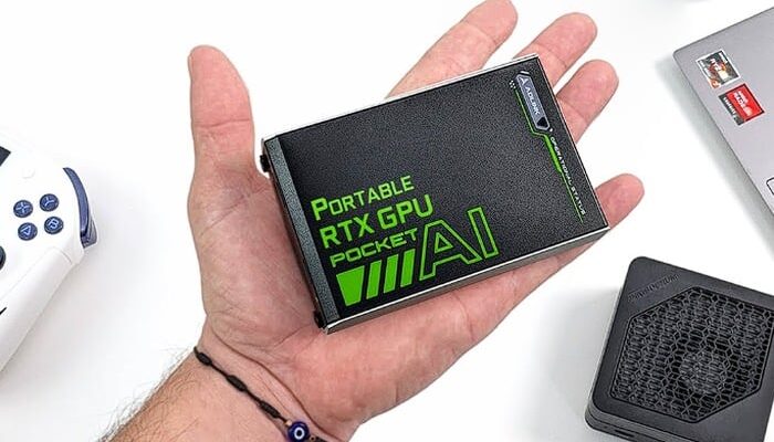 Pocket AI RTX A500 palm sized GPU accelerator