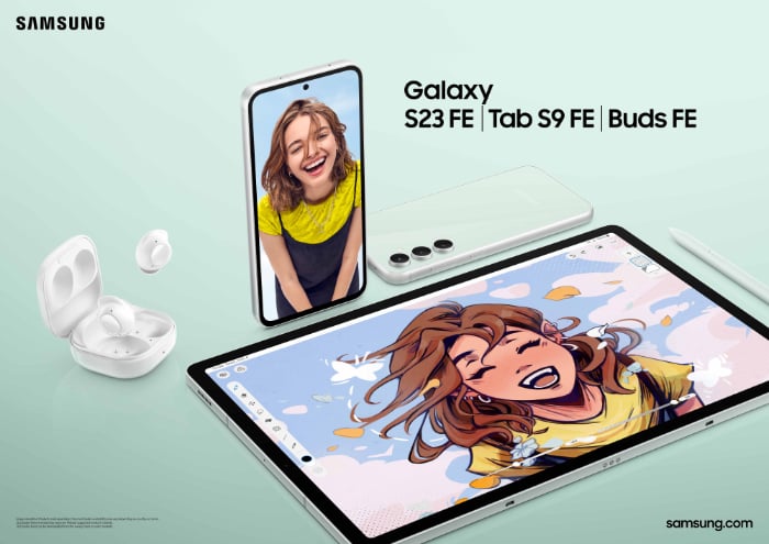 Samsung Galaxy S23 FE, Galaxy Tab S9 FE and Galaxy Buds FE