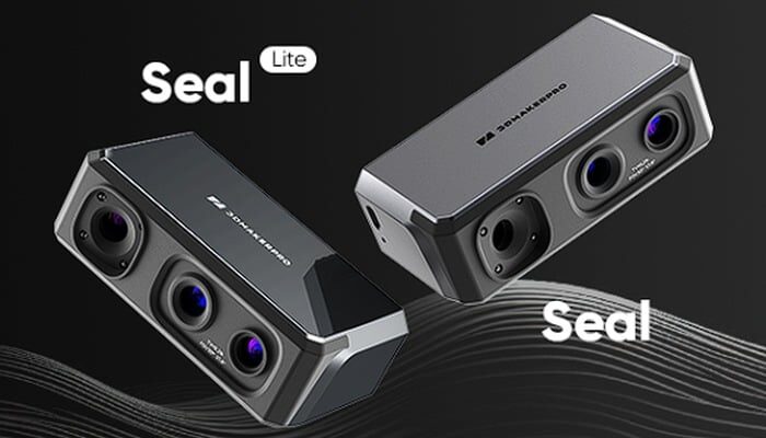 Seal smart 3D scanner with 0.01mm accuracy and 0.05 resolution