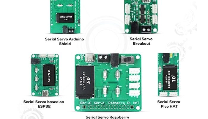 Serial Servo HATs and Raspberry Pi, Arduino expansion boards