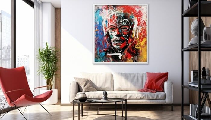 How to print AI art for interior design and home decoration