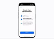 How to create a Personal Voice on the iPhone or iPad with iOS 17