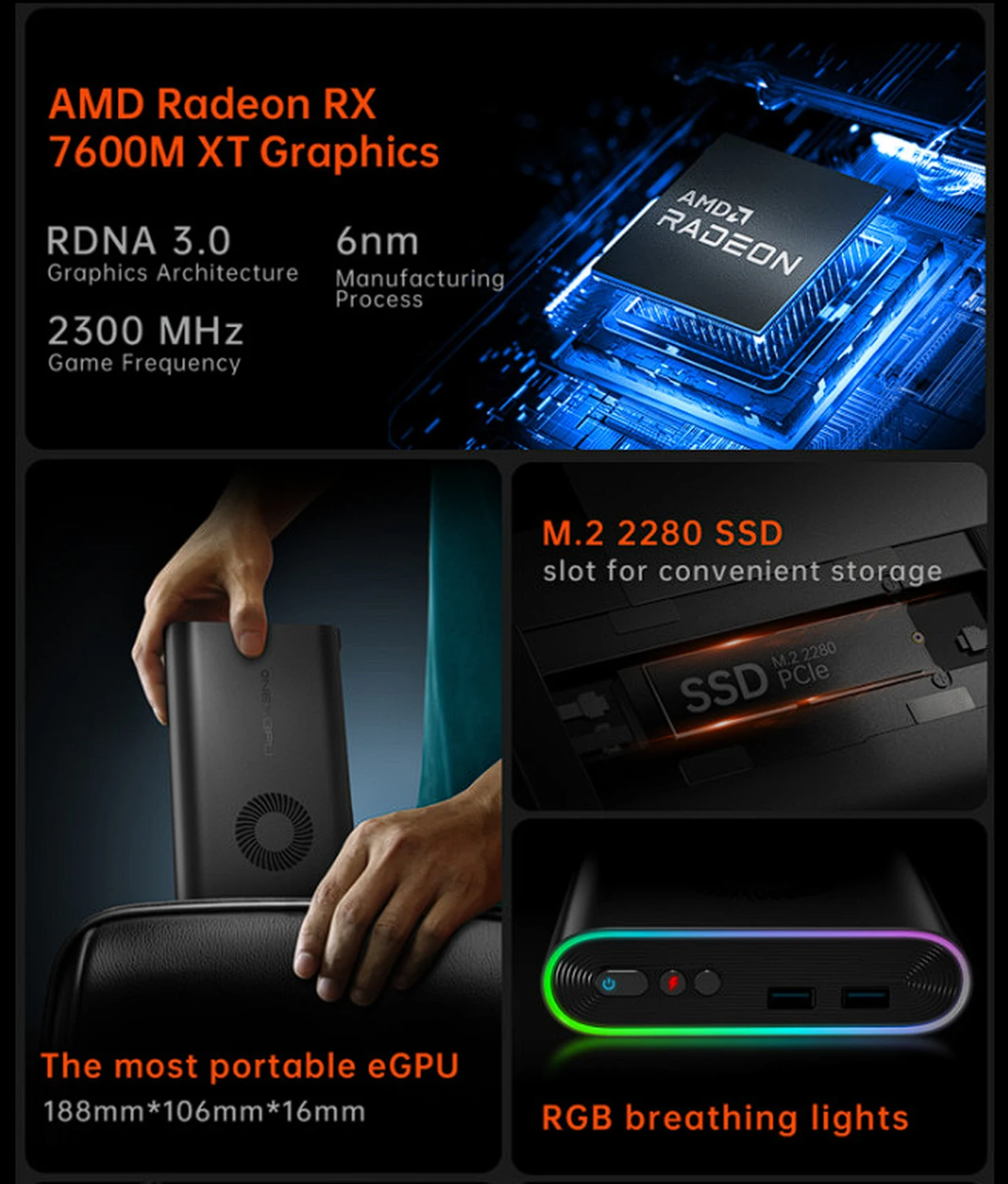 eGPU SSD features 2