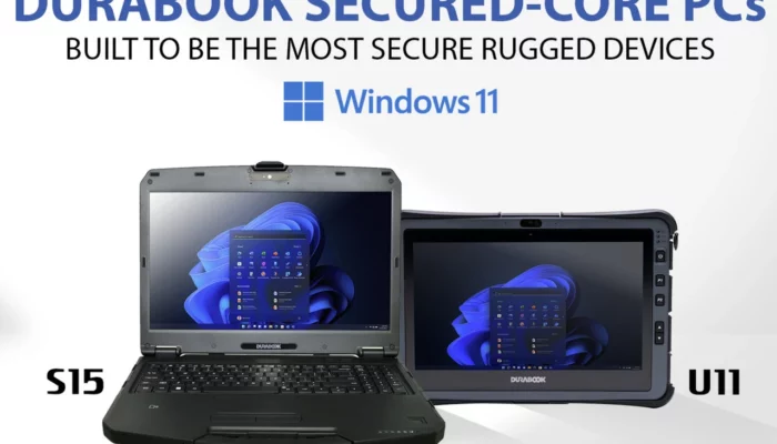 Durabook Windows 11 Secured-core mobile rugged laptops