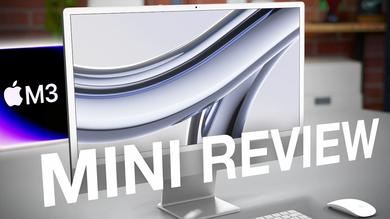 New Apple M3 iMac gets reviewed (Video)