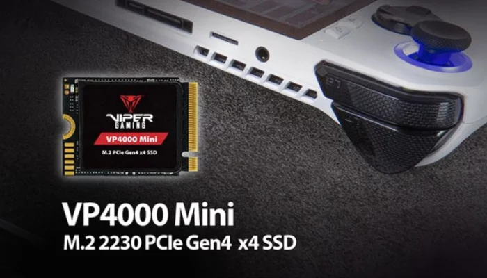 Patriot Memory’s VP4000 Mini M.2 2230 SSD gaming storage