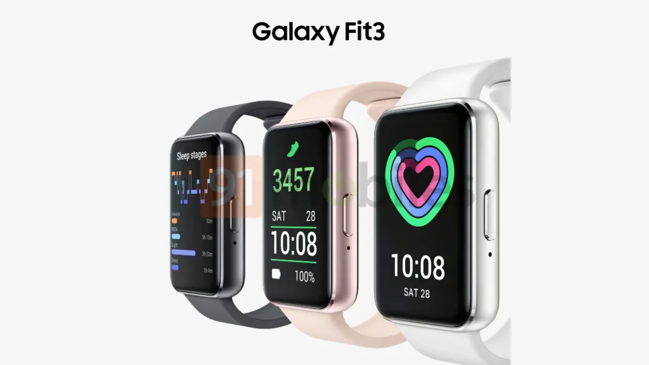 Samsung Galaxy Fit 3 smartwatch leaked