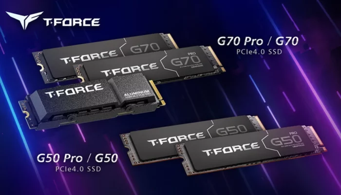 T-FORCE gaming SSDs G70, G70 PRO, G50 and G50 PRO