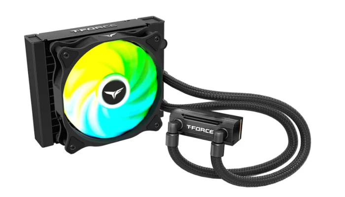 T-Force Siren GD120S AIO liquid SSD storage cooler