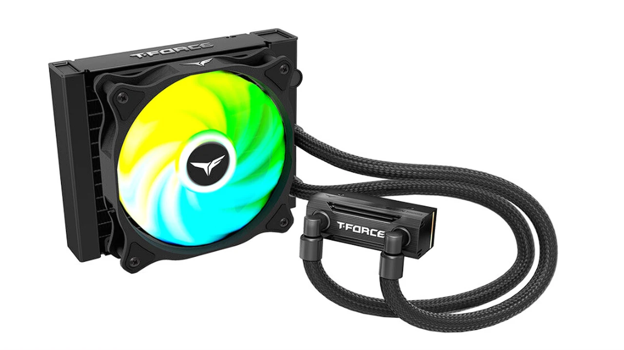 T-Force Siren GD120S AIO liquid SSD storage cooler