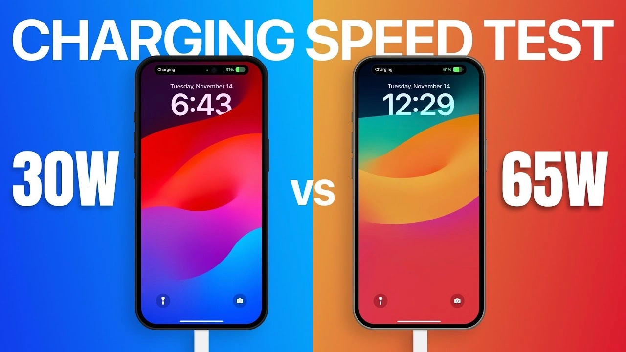 iPhone 15 Pro Max Charging Test (Video)