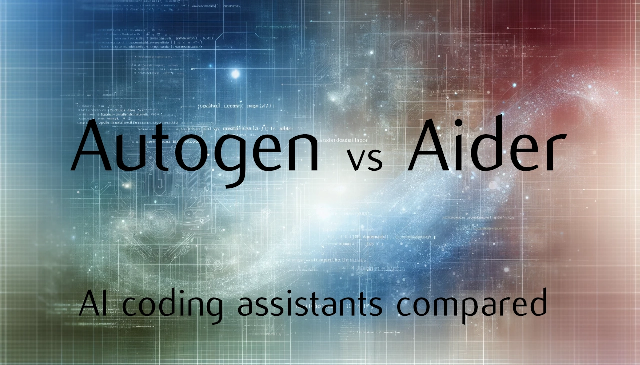 Autogen vs Aider AI coding assistants comparison guide